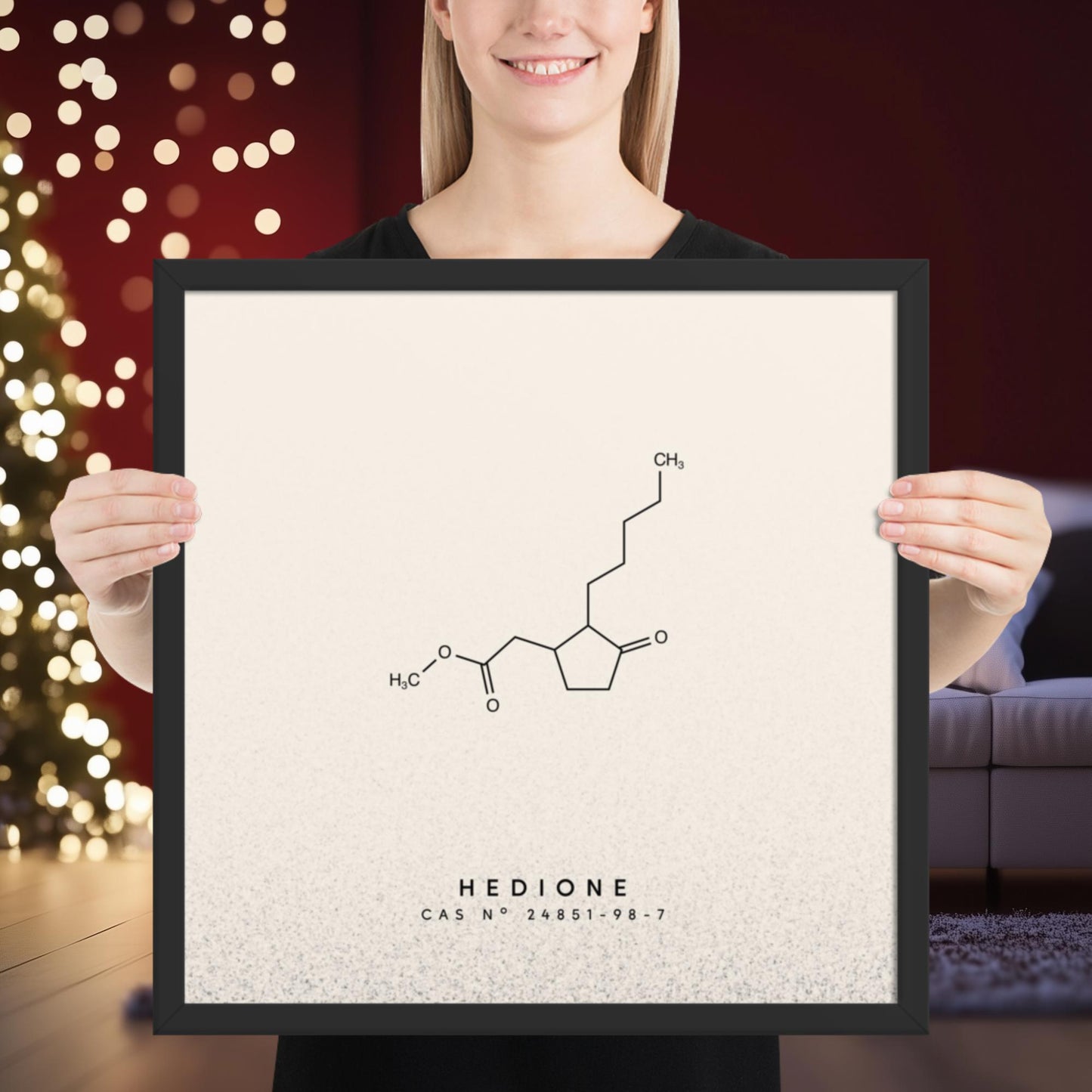 Hedione Molecule Print