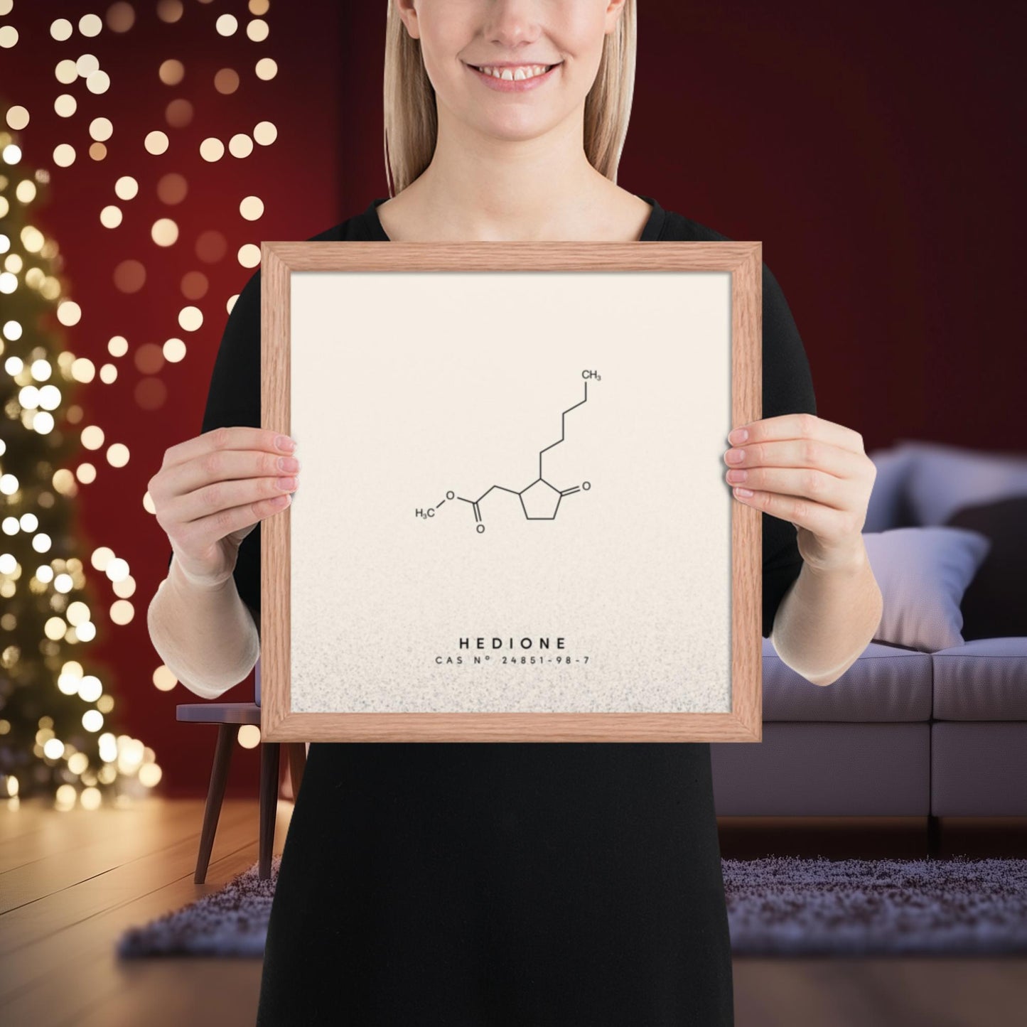 Hedione Molecule Print