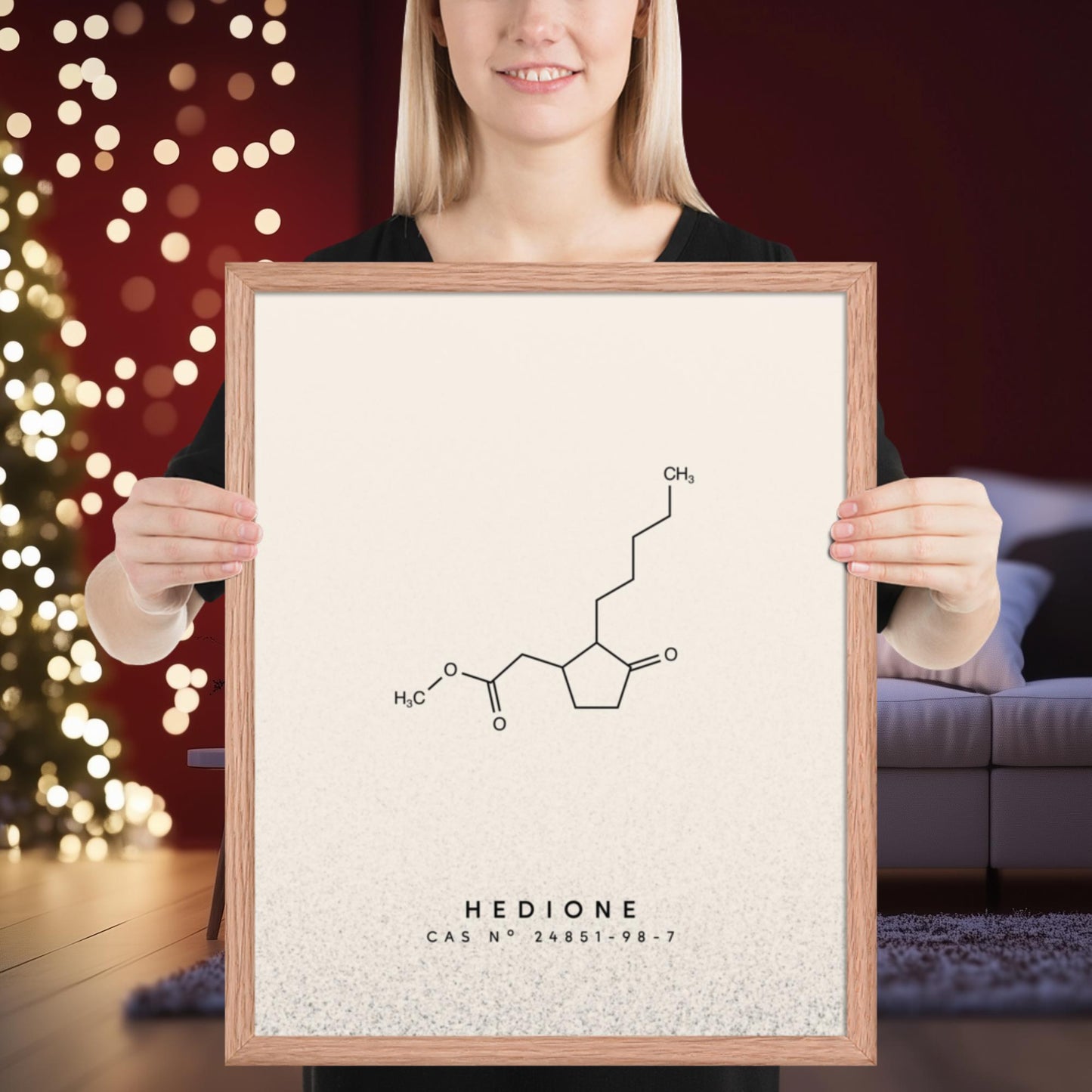 Hedione Molecule Print