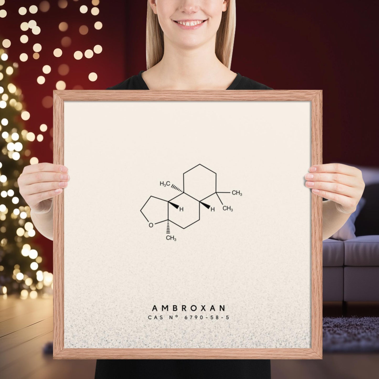 Ambroxan Molecule Print