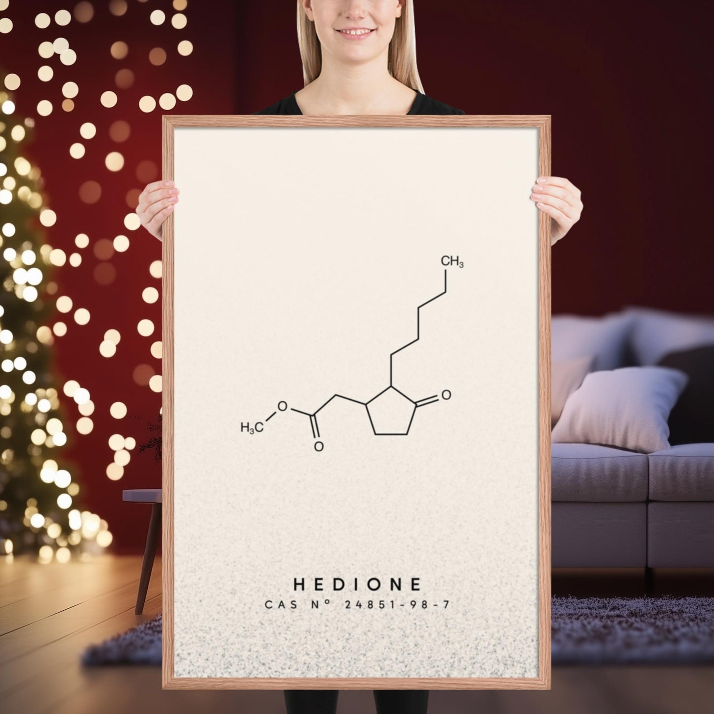 Hedione Molecule Print