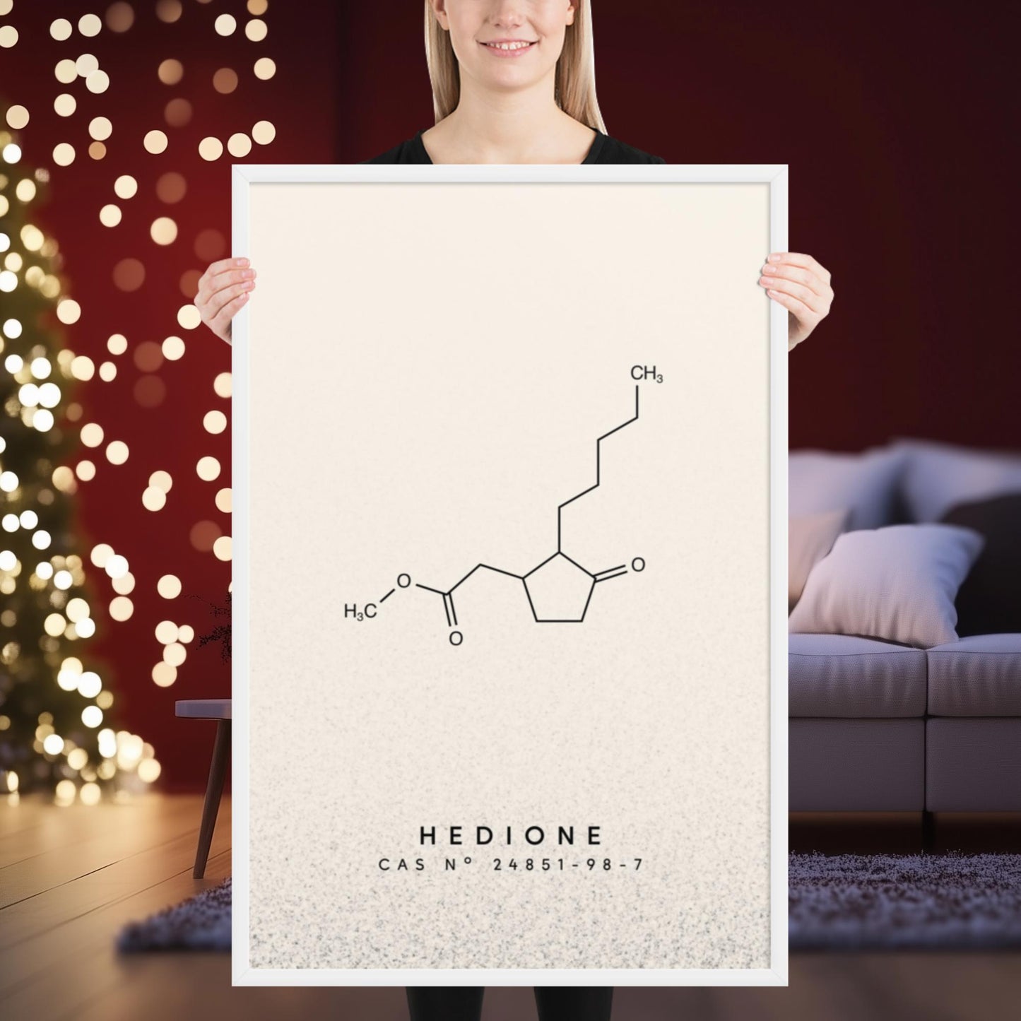 Hedione Molecule Print